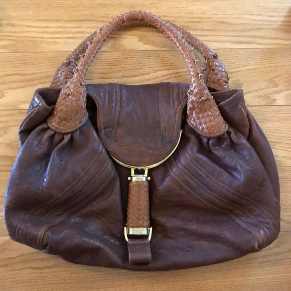 fendi nappa leather spy bag